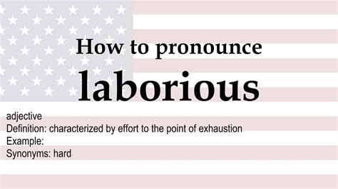 pronounce pomade|how to pronounce laborious.